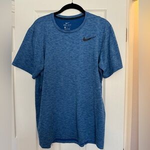 Nike Men's Heathered Blue Short Sleeve Tee